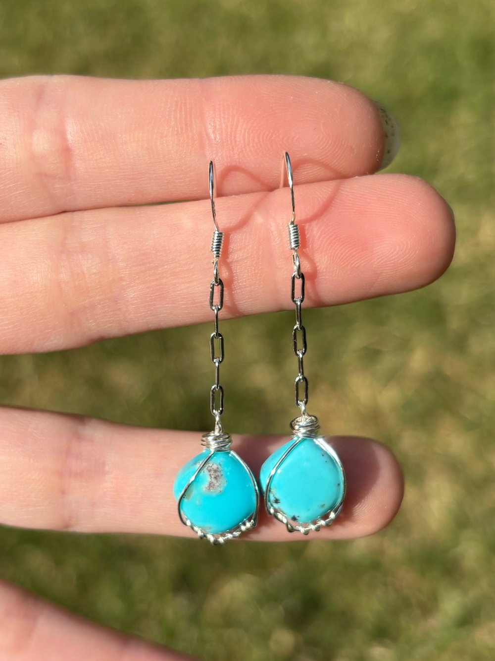 Tourqoise dangle earrings